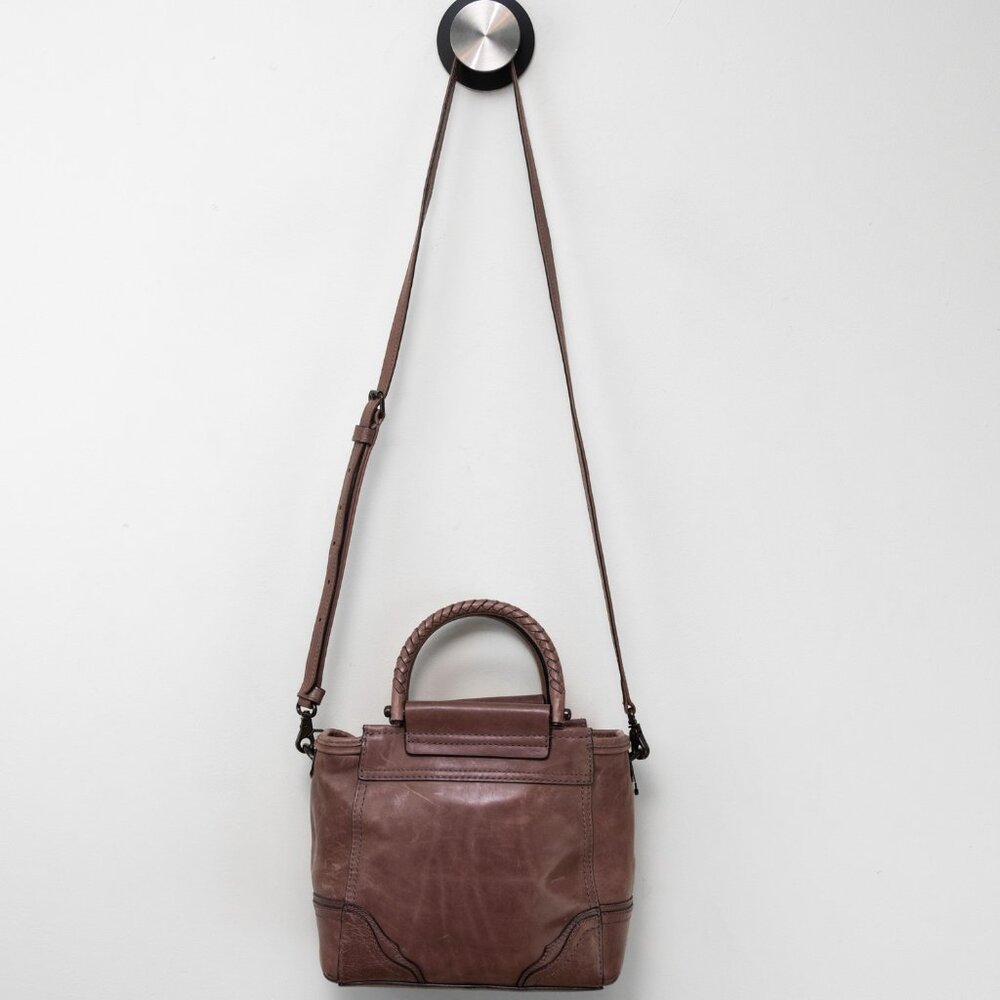 Frye Viviana Mini Tote Leather Crossbody + Handles Dusty Lilac - Picture 2 of 11